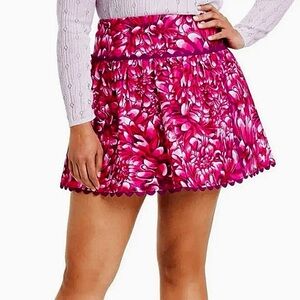 ❤️3/$15❤️Kika Vargas Pink Floral Skirt Size 16/18W